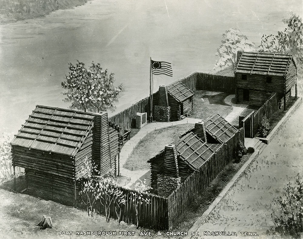 Bluff Station in Nashville, later known as Fort Nashborough