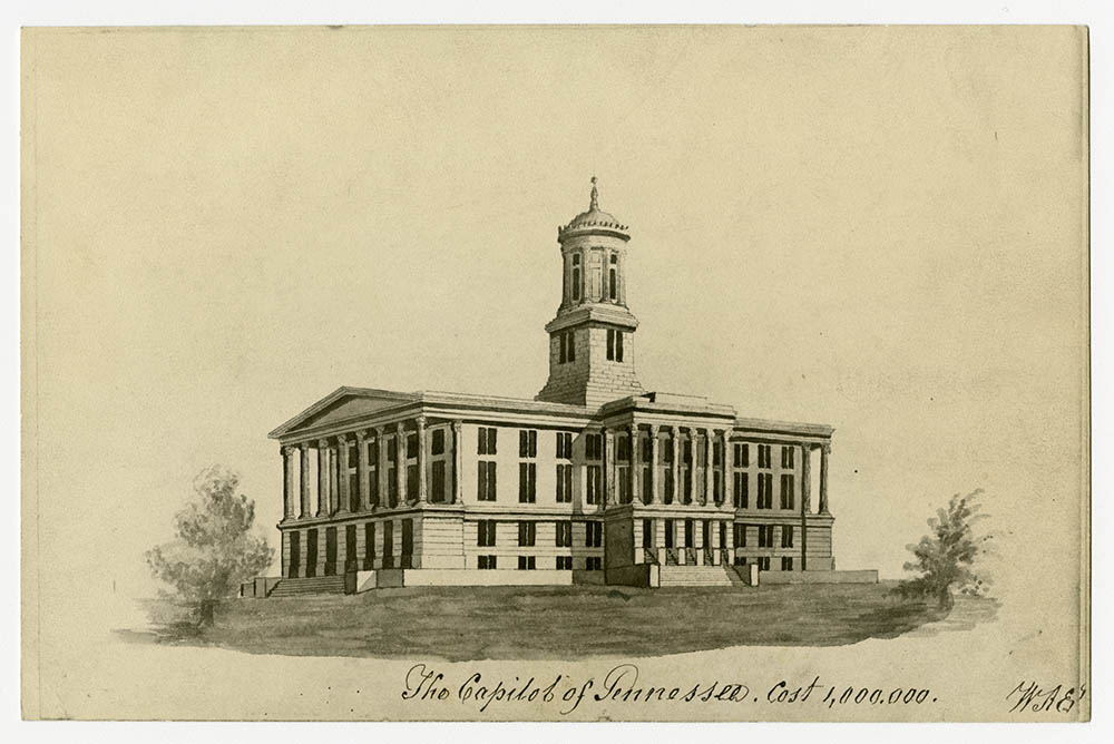 Tennessee’s new Capitol, finished 1859