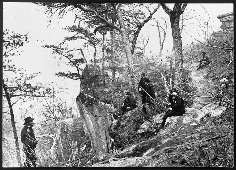 General Ulysses S. Grant on Lookout Mountain in 1863